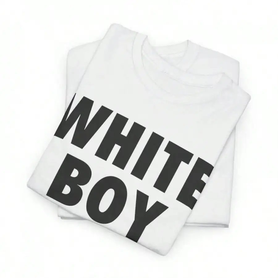 WHITE BOY OF THE YEAR SHIRT Men Women Oversized Summer Cotton Print Short Sleeve T-shirt Retro Casual Streetwear Vintage Tee Top 3