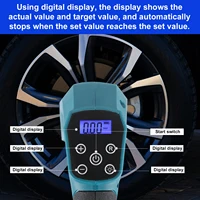 Pompe à air électrique sans fil pour pneus de vélo de voiture, gonfleur IkPortable, compresseur d'air pour batterie Makita 18V 4