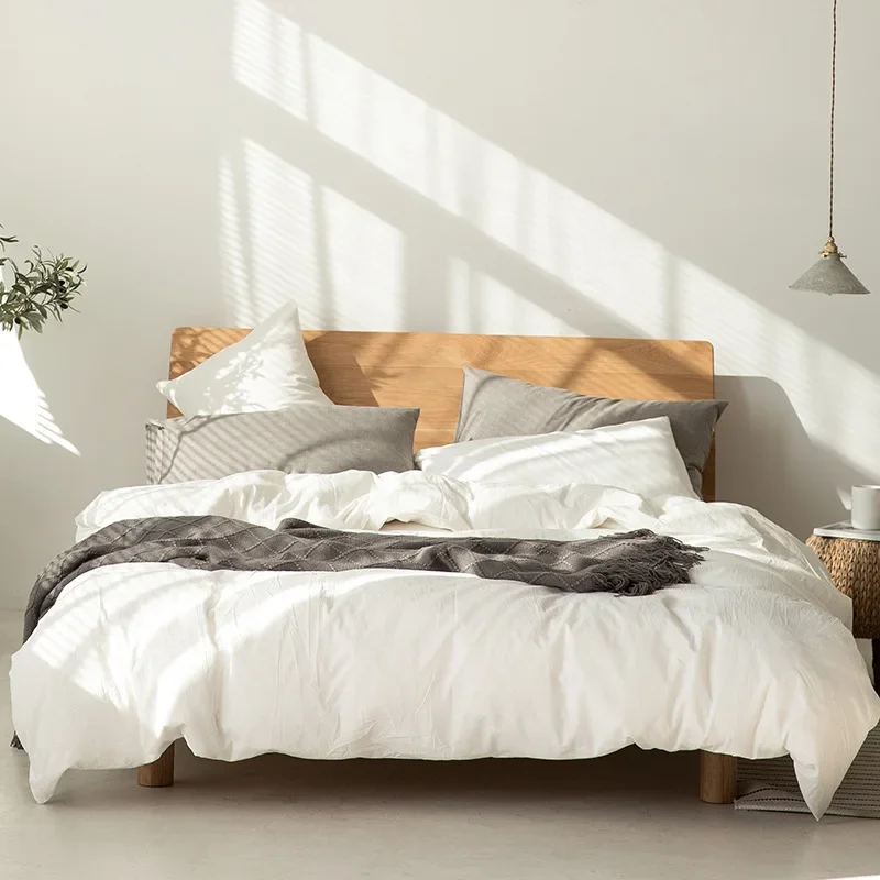 

Fashion Solid Color Soft Skin Friendly Amazing Quality Bedding Set
