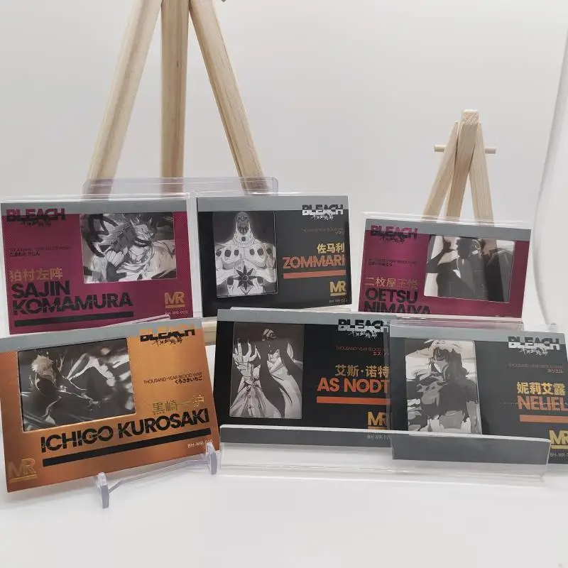 Anime Bleach Mr Series Kuchiki Rukia Urahara Kiuke Yhwach Senjumaru Shutara Film Collection Card Regalo Di Compleanno Di Natale