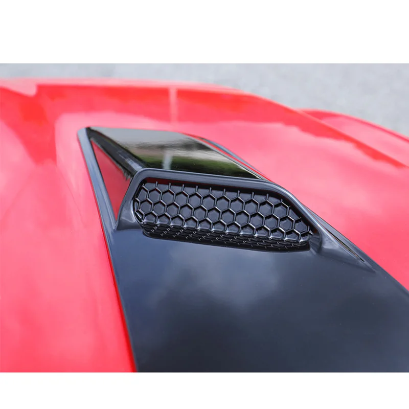 Ventilation De Capot Avant En Fibre De Carbone Pour Ford Mustang Shelby GT500 2020-2023 - Remplacement Direct