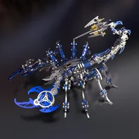 3D Assembly Kit Gifts for Children Anti-Stress Metal Mechanical Insect Animal Puzzles Toys for Adults 2