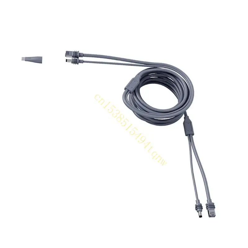 이더넷 연결 케이블 DC5521/USB C 라우터 위성 데이터 전송용 고속 충전 자동차 전자 액세서리 45BD