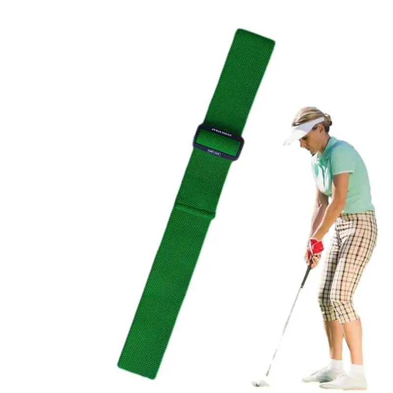 

Golf Swing Training Aid Arm Band Elastic Adjustable Golf Swing Trainer Strap Belt Golf Swing Posture Correction Tool Golf