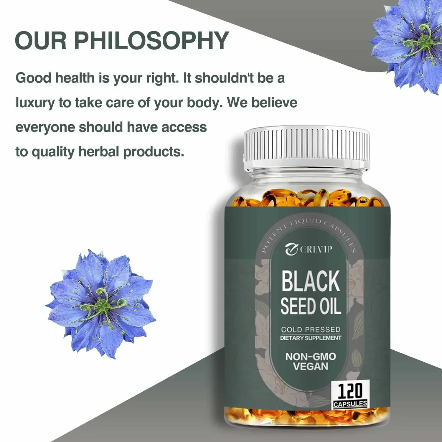 Black Seed Oil-Relieve Digestive Distress, Promote Healthy Hair and Skin, and Improve Overall Function