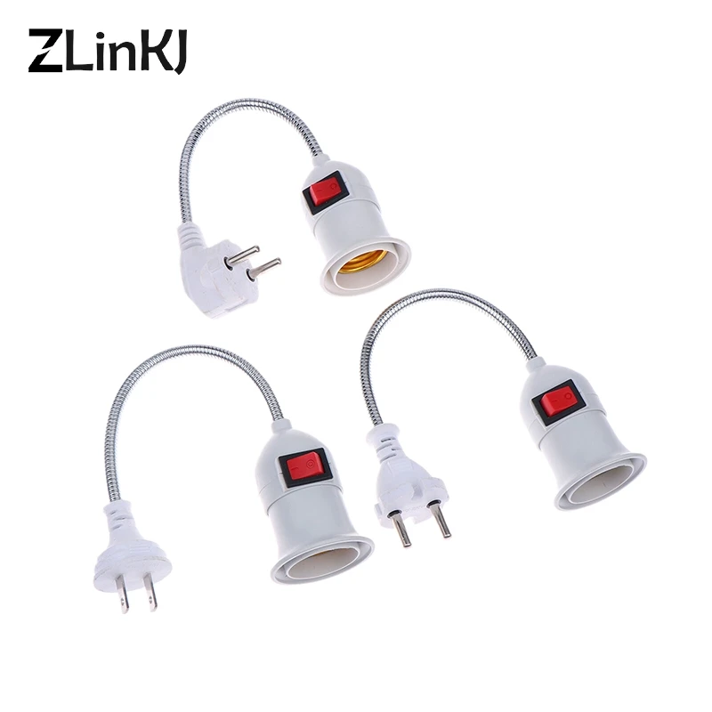 Plug-In-Light-Socket-Adapter-Extension-Light-Socket-Converter-Plug-Lamp ...