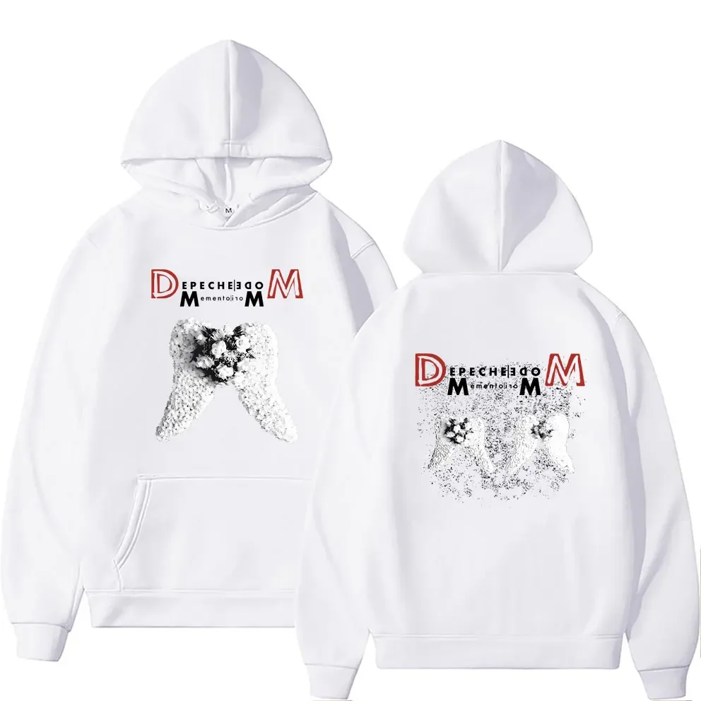 British Band Depeche Cool Mode Memento Mori Music Album Print Hoodie Men Women Vintage Tracksuit Hip Hop Hoodies Sweatshirts