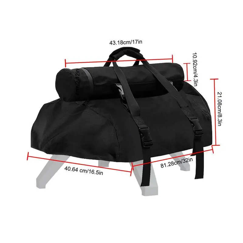 Pizza Oven Cover for Ooni Karu 12 Portable Pizza Oven Cover 420D Fabric Waterproof Heavy Duty