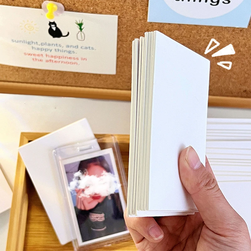 크래프트 종이 DIY 수제 카드 제작, 두꺼운 판지, 판지, 칩보드 백킹 보드, 포토 카드 보호대, 10 개