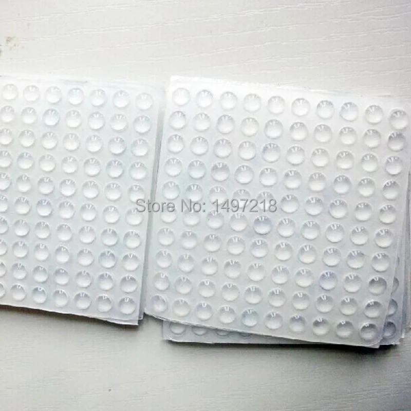 실리콘 10000개 캐비닛 도어 범퍼 8*2.5mm 원형 자가 접착식 블랙 투명 찬장 도어 서랍 범퍼 (주방 캐비닛용)