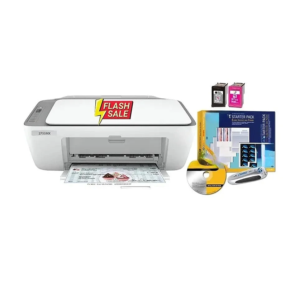 

Новый продукт DeskJet 2755 MX MICR проверка принтера и VersaCheck пакет программного обеспечения проверки печати, белый новый продукт
