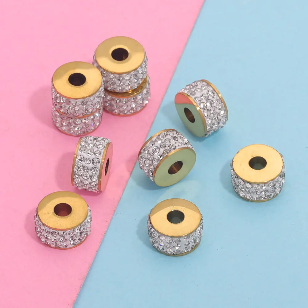 Stylish Chic Hypoallergenic Stainless Steel Spacer Bead Jewelry Handmade DIY Jewelry Accessories 4