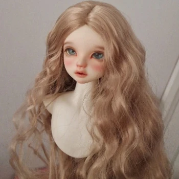 BJD Doll Wig1/3 1/4 1/6 1/8 Big Wavy Hair Many Color Wig High Temperature Wire 1