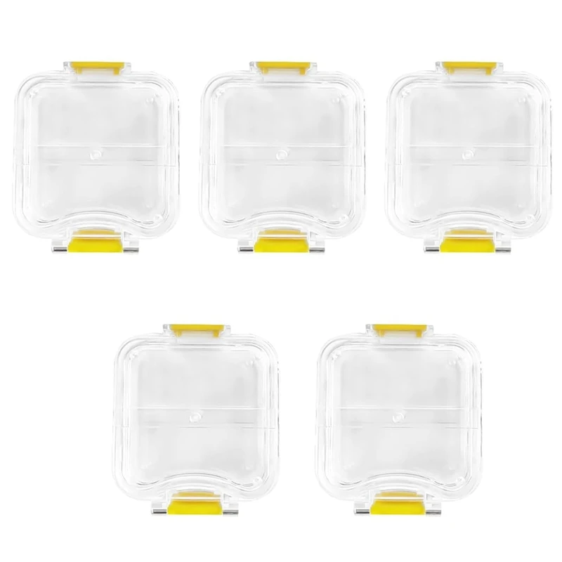 

Pillow Crown Box, 5Pcs Transparent Membrane Film Showcase Tooth Boxes Crown And Bridge Box Easy To Use