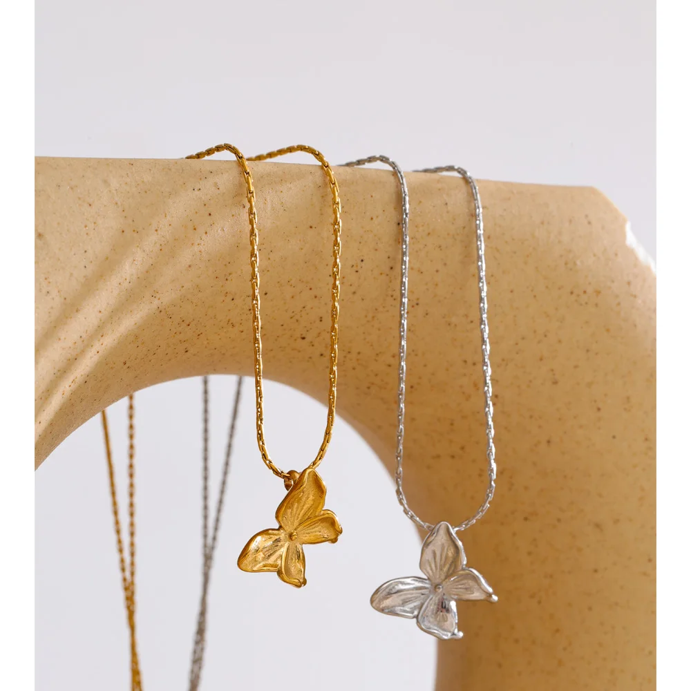 Yhpup Pendant 18K Gold Color PVD Plated Jewelry