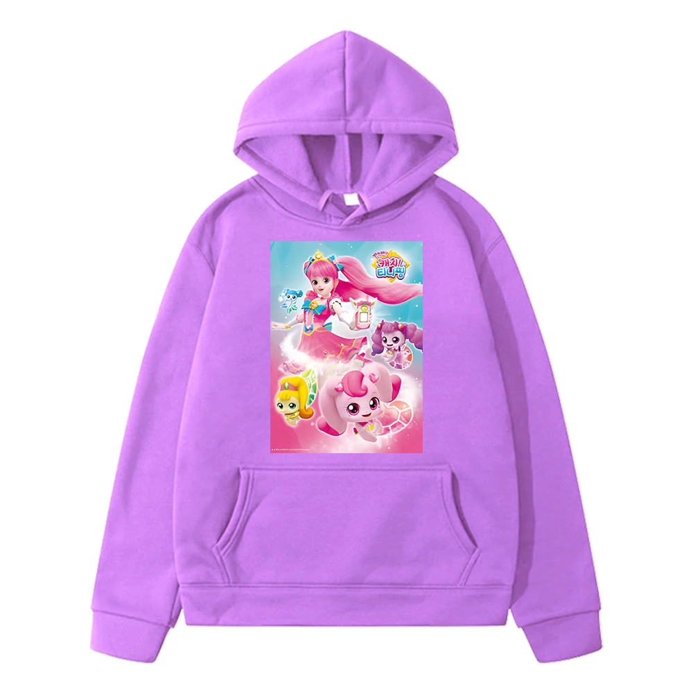 

Tini Ping hoodies Autumn Fleece sweatshirt boys clothes y2k sudadera Casual pullover jacket kids clothes girls 티니핑 anime hoodie