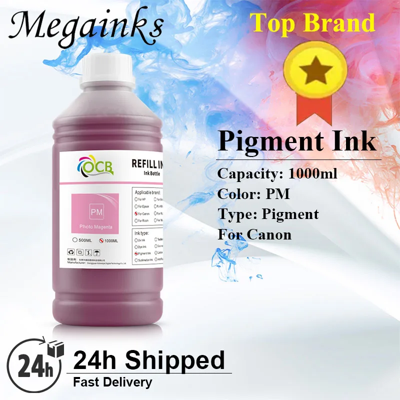 1000ml 12Color/Set Pigment Ink for Canon PFI-1700 PFI1700 PFI-1000 Pro 1000 2000 4000 6000 6100 520 540 Pro-1000 4000s 6000s