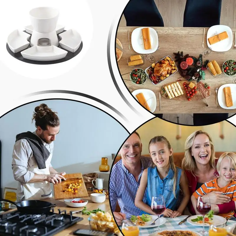 Ceramic heating cup, high temperature resistant hot pot pot, melting hot pot bowl set for home kitchen restaurant gadgets