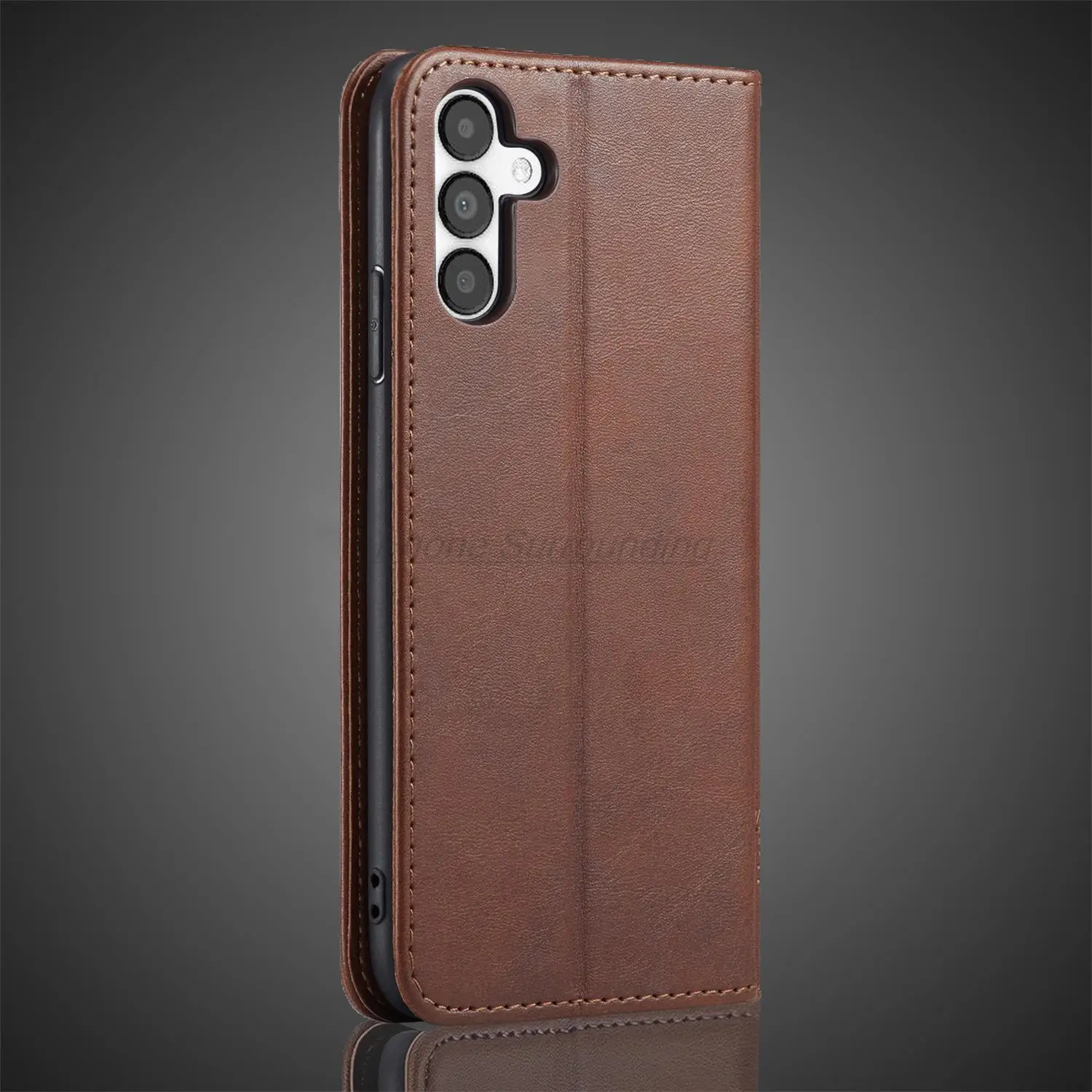 삼성 갤럭시 A04s 플립용 가죽 케이스, 카드 홀더, 홀스터 마그네틱 매력 커버, 지갑 케이스, Fundas Coque