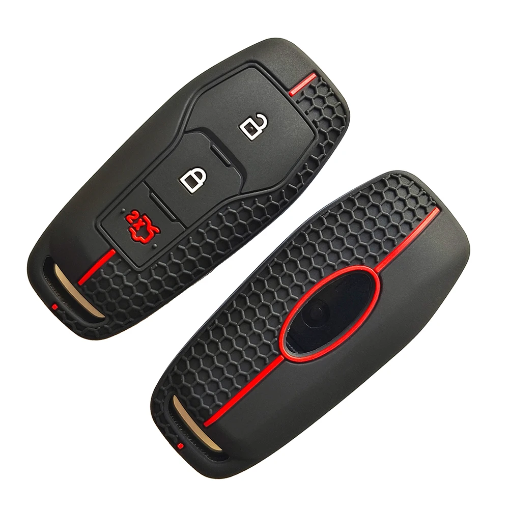 Puma Key Remote 3 Button Silicone Car Remote Key Case for Ford Figo 2017 Mondeo 5 ...