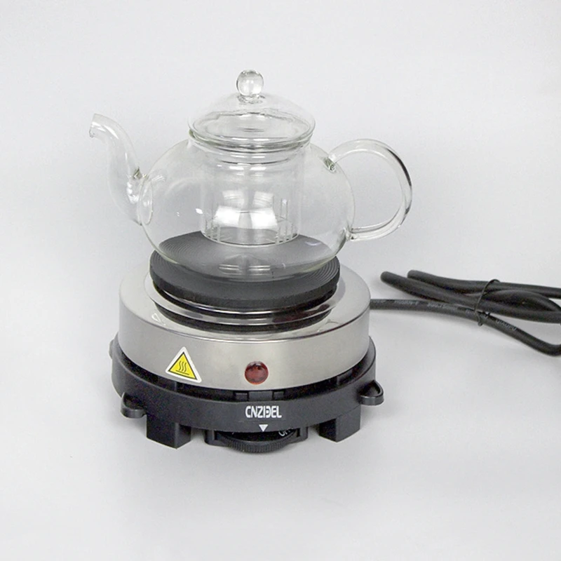500W Mini Electric Stove Cooker Hot Plate Multifunctional Cooking Plate Heating Coffee Tea Milk Heater Home
