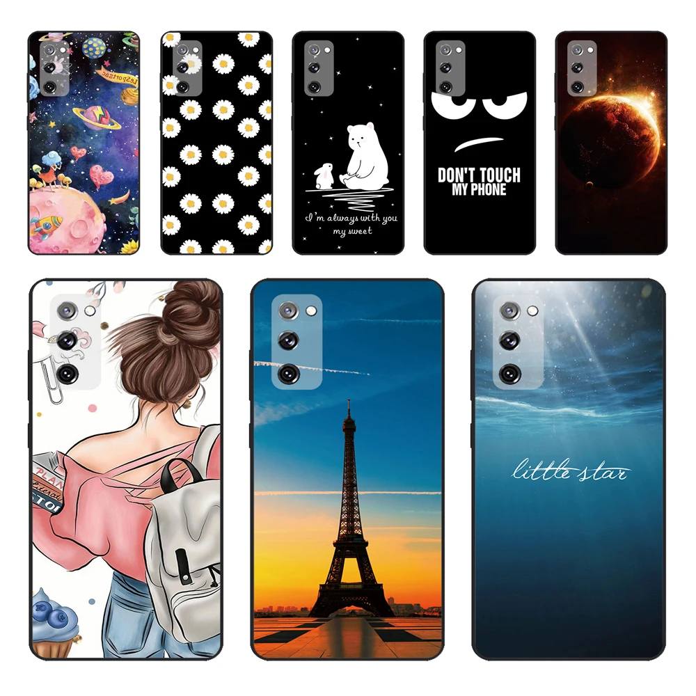 Case For Samsung Galaxy S20 Fe Case S20 Ultra Soft Silicone Back Cover Phone Case For Samsung S20 Fe Case S 20 Plus Case Fundas