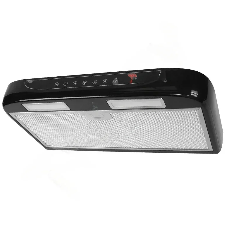 12V Car Kitchen Range Hood Stainless Steel With LED Light Removable Black For Cleaning Caravan Motorhome Camper 4