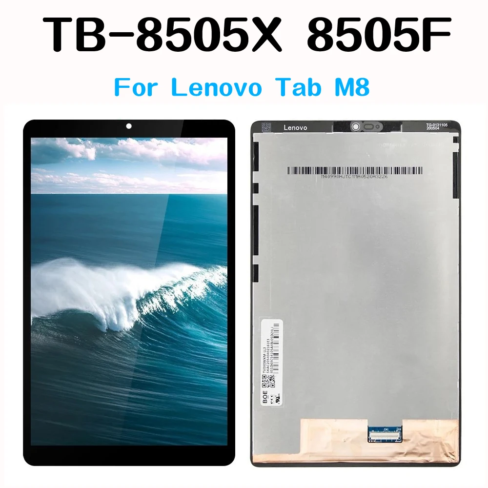

Original New 8.0" inch LCD replacement For Lenovo Tab M8 PRC ROW TB-8505X TB-8505F TB-8505 LCD Display Touch Screen Digitizer