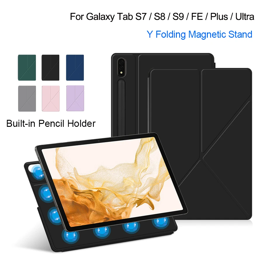 Per Samsung Galaxy Tab S7 S8 S9 11 S7 Plus S7 Fe S8 Plus S9 Plus S9 Fe + S7 + S8 + 12.4 S8 Ultra S9 Custodia Magnetica Ultra 14.6
