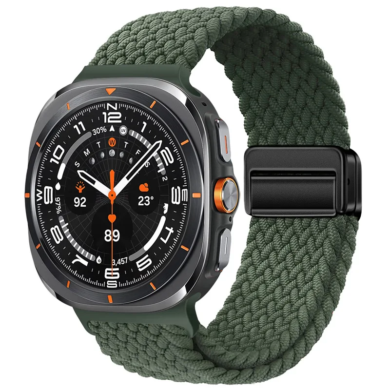 Nylon Magnetic Buckle Braided Solo Loop Strap Bracelet
