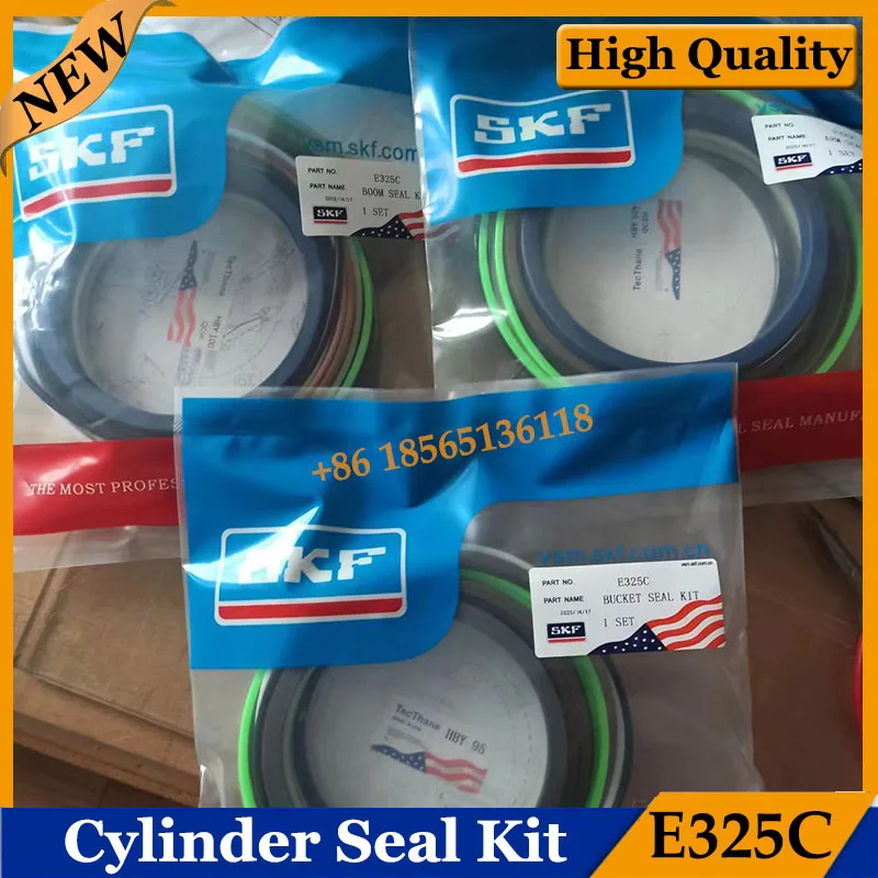 

E325C Arm Boom Bucket Cylinder Seal Kit for Caterpillar CAT325C Excavator Hydraulic Oil Seal Repair Kit