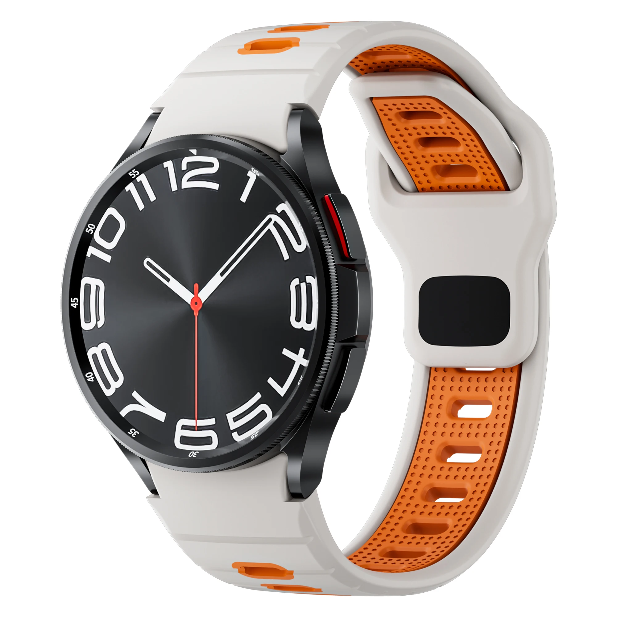 Seamless Silicone Watch Strap - Premium No Gaps Design