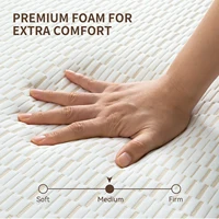 Hcore 1 PC Tri fold Memory Foam Mattress, 6 Inch Fold Up Mattress with Storage Bag, Full Folding Mattress for Floor, Guest Beds 2