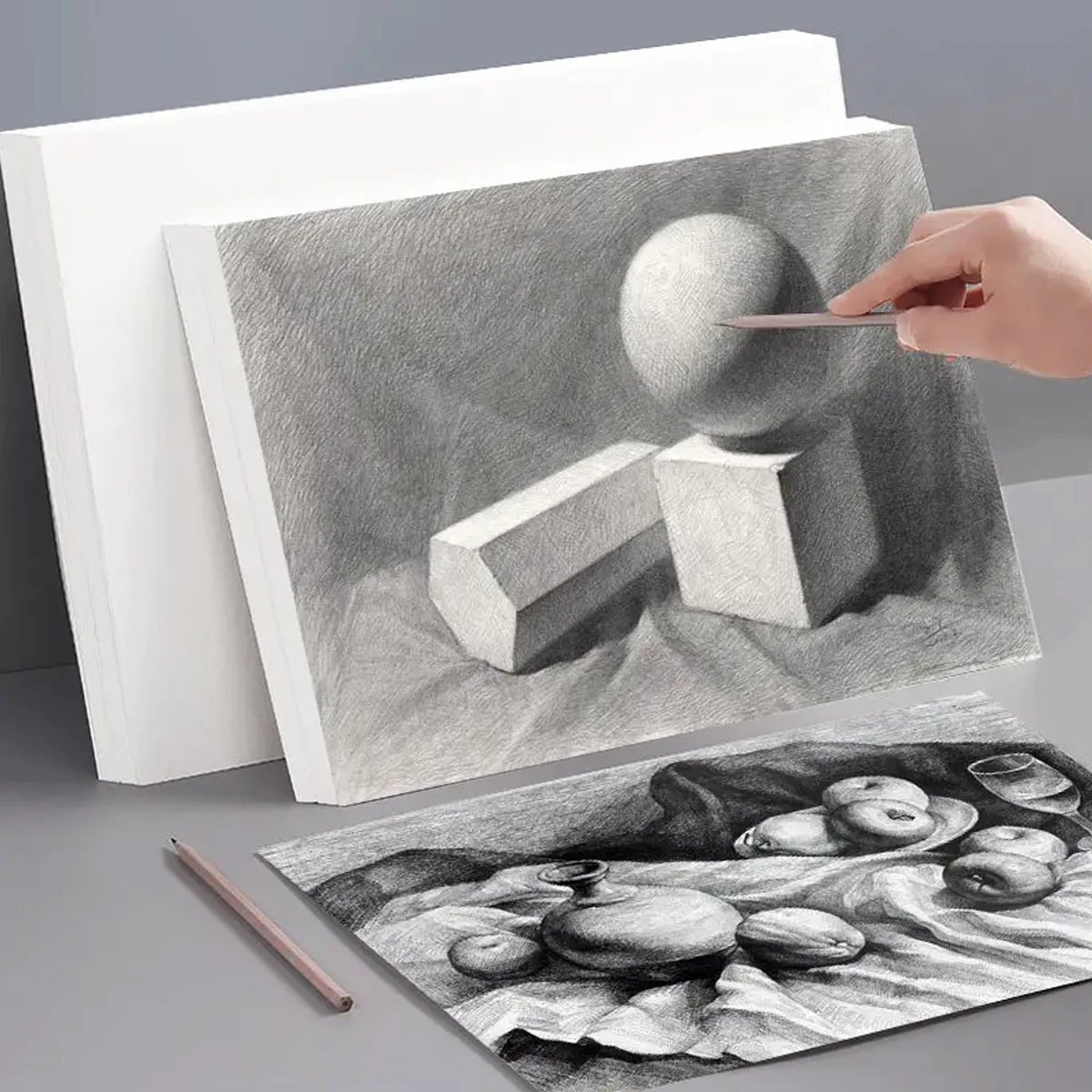 Tracing paper, pencil drawing, 8K, 4K gouache paper, watercolor  thickened A4 marker , specially designed painting art book - 5