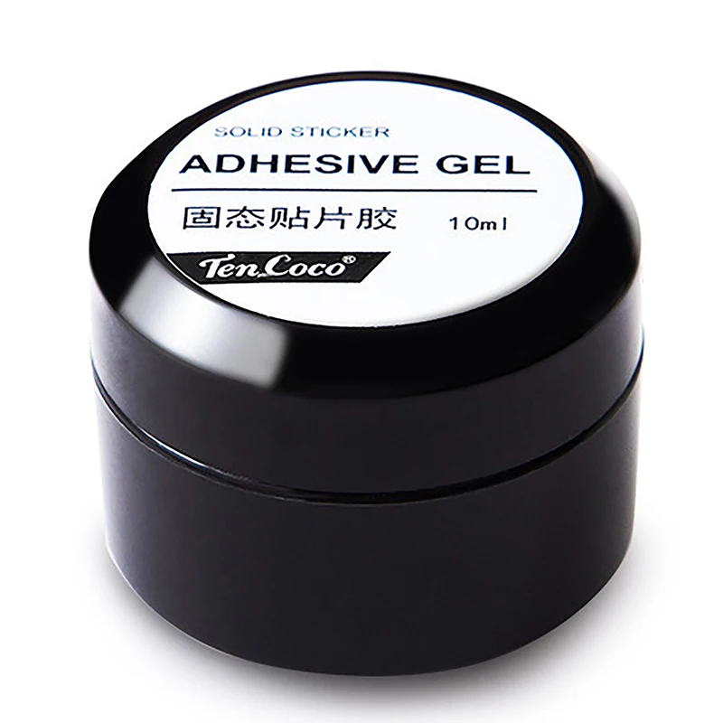 Rhinestones Glue Gel Set Mirror Nail Powder Solid Patch Glue Transparent Adhensive Gel Reinforcement