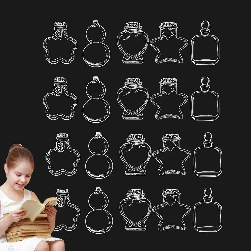 

20 шт., прозрачные закладки для книг для учебных классов