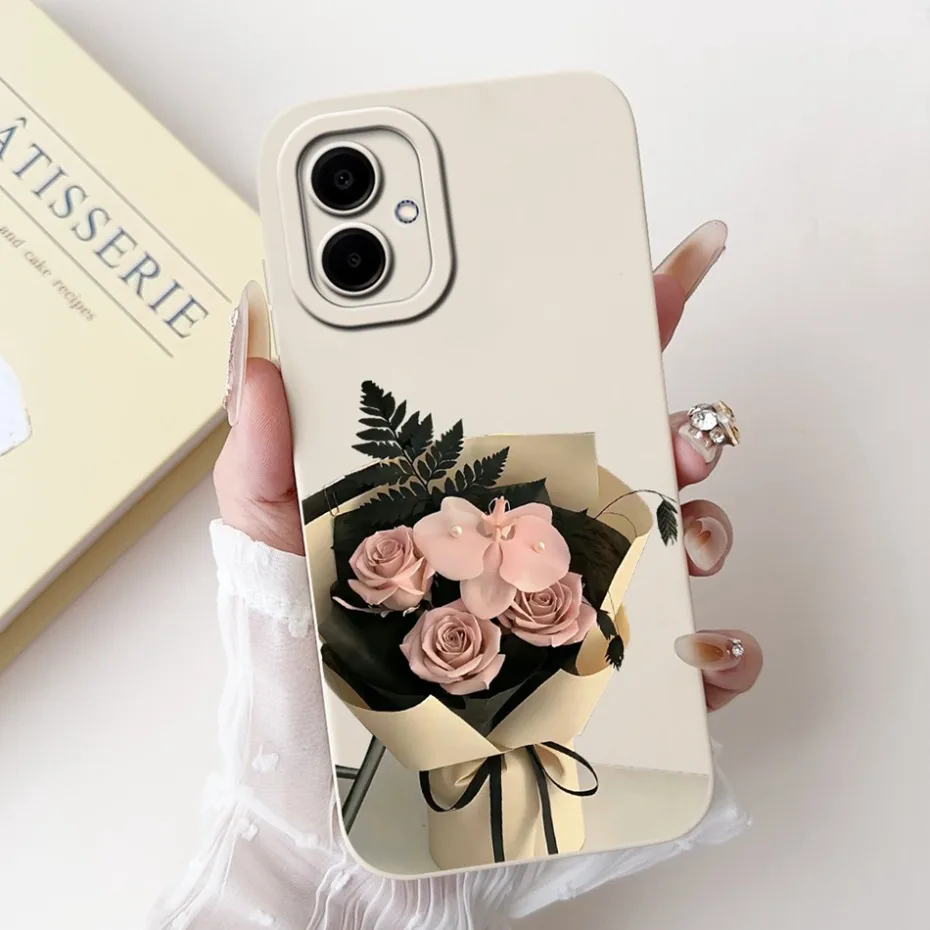 Beautiful Floral Phone Case - Soft Silicone Shockproof Cover with Bumpers