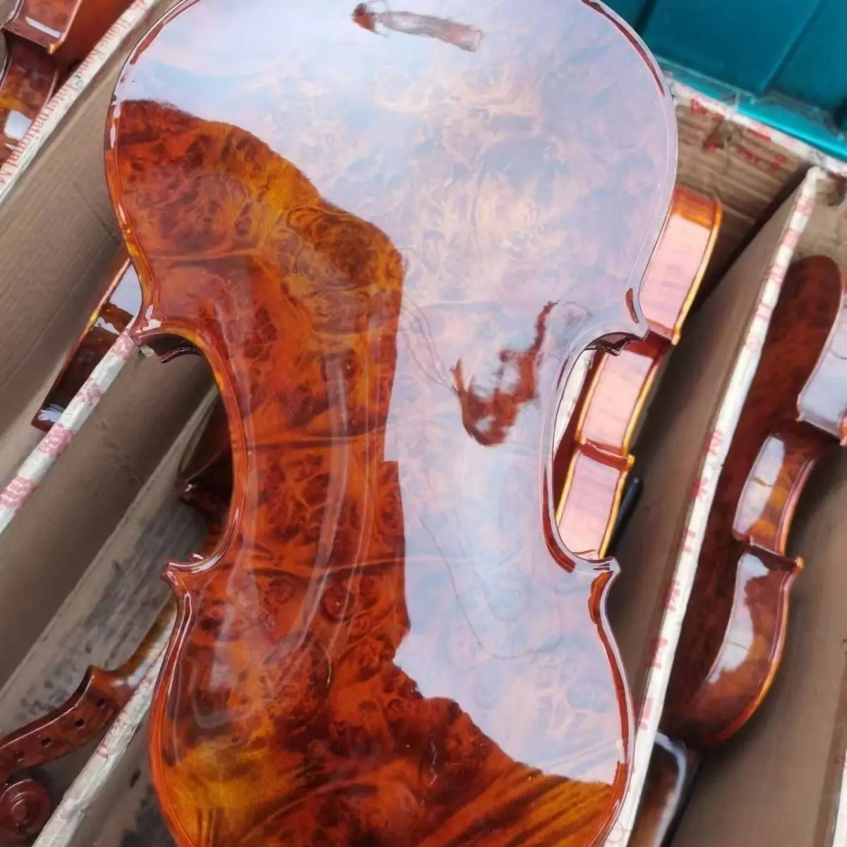 4/4 Bird's Eye Maple Violin Sparrow's Eye Maple Violin Handmade