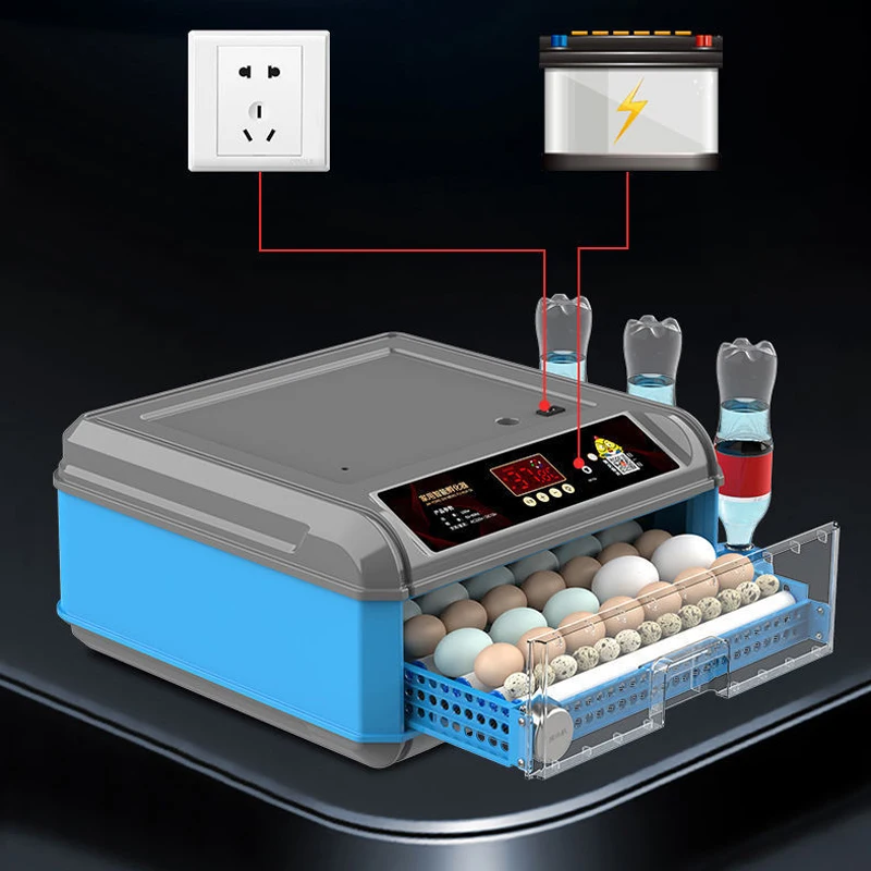 24/36 Small Household Eggs Hatching Machine Used To Hatch Chicken, Duck, Goose And Quail Eggs Automatic Water Replenishment 220V