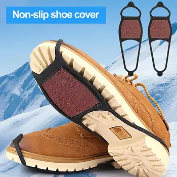 Silicone Shoes Gripper Non Slip Snow Ice Claw Climbing Anti Slip Spikes Grips Crampon Outdoor Winter Boots Traction Cleats