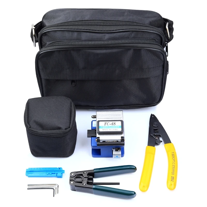 

Optical Fiber Cold Splicing Tool for fusion Termination Optical Power Meter Clea Dropship