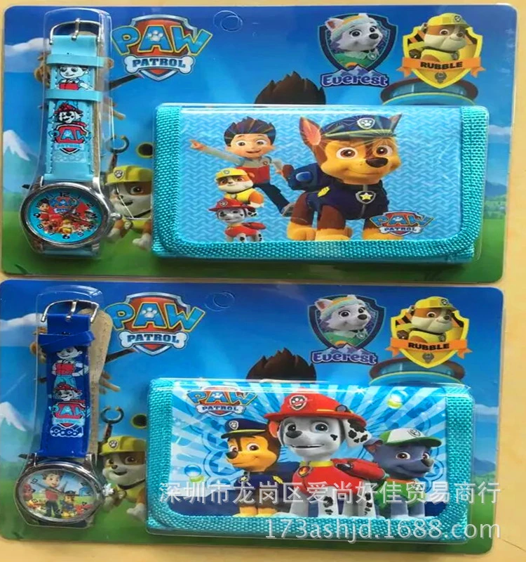 Conjunto de de la patrulla canina 2 en 1 para niños, Cartera de electrónico de con dibujos monedero, regalo de cumpleaños| | - AliExpress