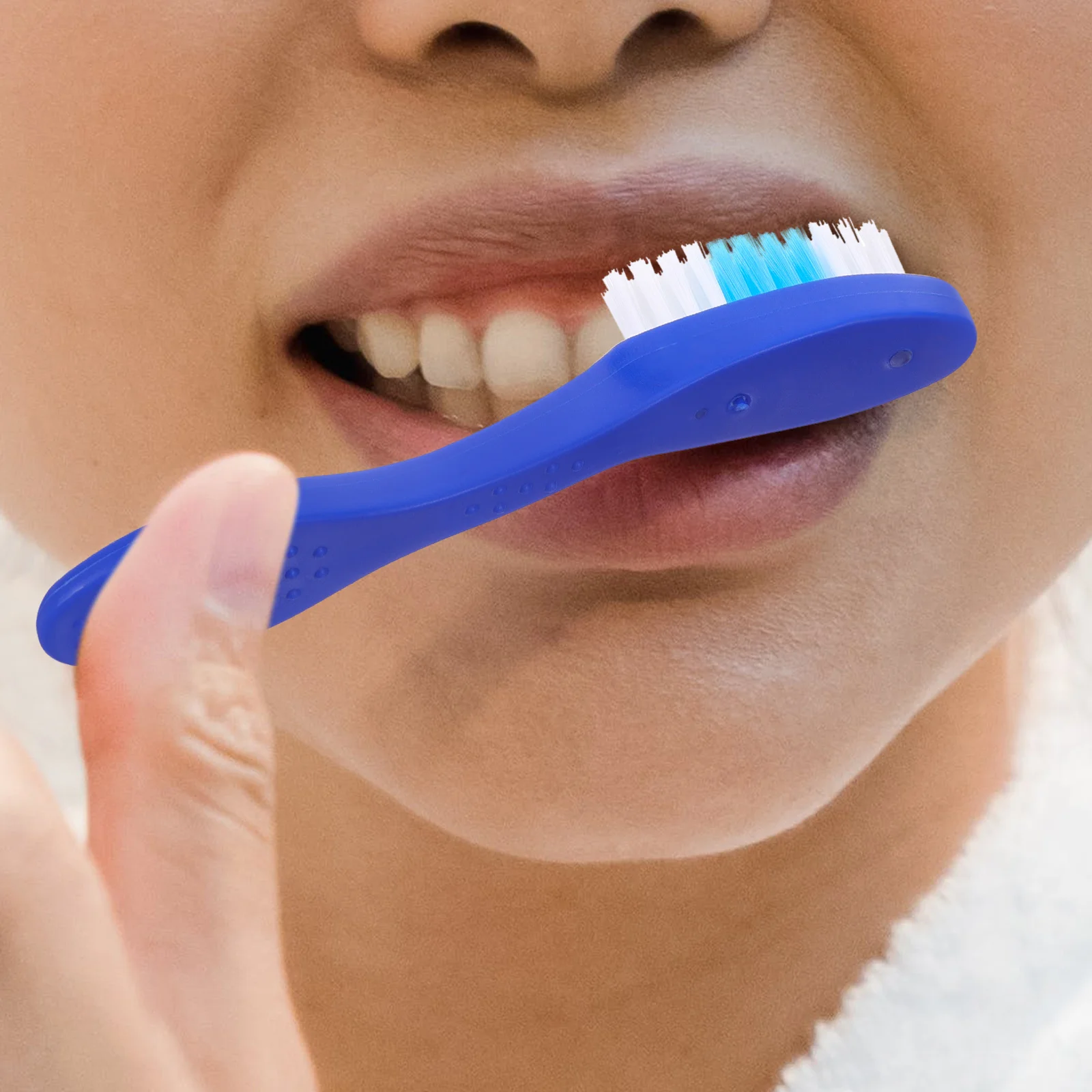 

10pcs Mini Tiny Toothbrush Small Spoon Tiny Toothbrush Prison Portable Finger Tiny Toothbrush Prevent Self Harm For Prison