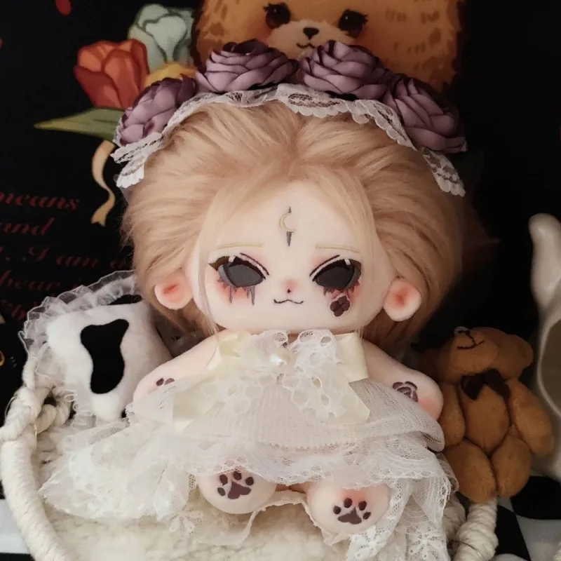 

20CM Game Identity V Cosplay Hunter Galatea Sculptor Adorable Dress Up Changing Dolls Plush Doll and Clothing Christmas Gift