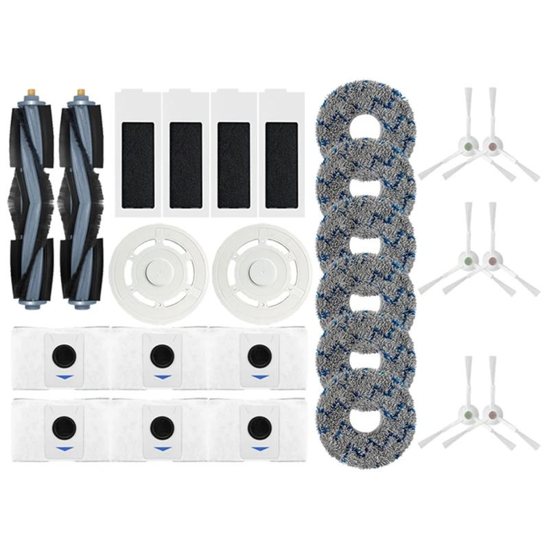 Per Ecovacs Deebot T20 Omni/T20/T20 Max/T20 Pro Spazzola Laterale Principale Mop Cloth Hepa Filter Dust Bag Sostituzione
