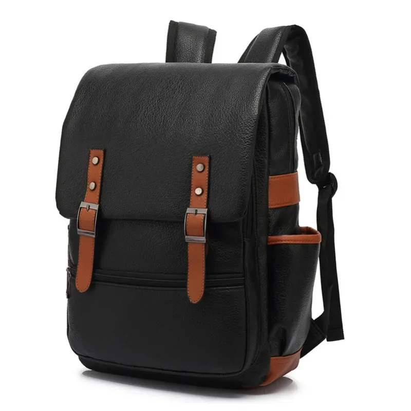 

High School Student PU Travel Large Capacity Outdoor School Bags Male Female Students Oxford Cloth Multifunctional School Bags