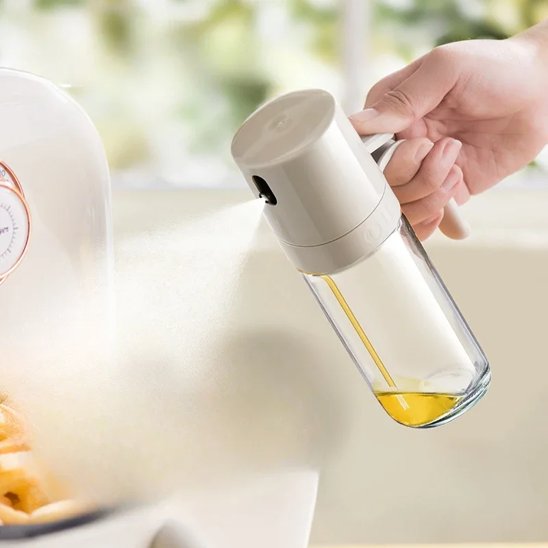 Oil Spray Kettles for Kitchen Use Glass Oil Spray Kettle for Household Use Leak Proof Air Fryer Bottles Moisture Proof