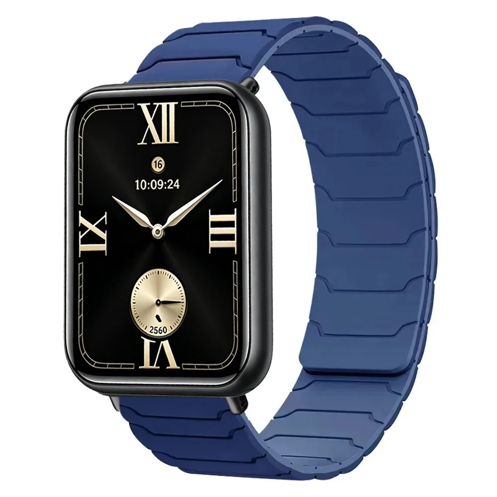 Magnetic Soft Silicone Breathable Watch Strap
