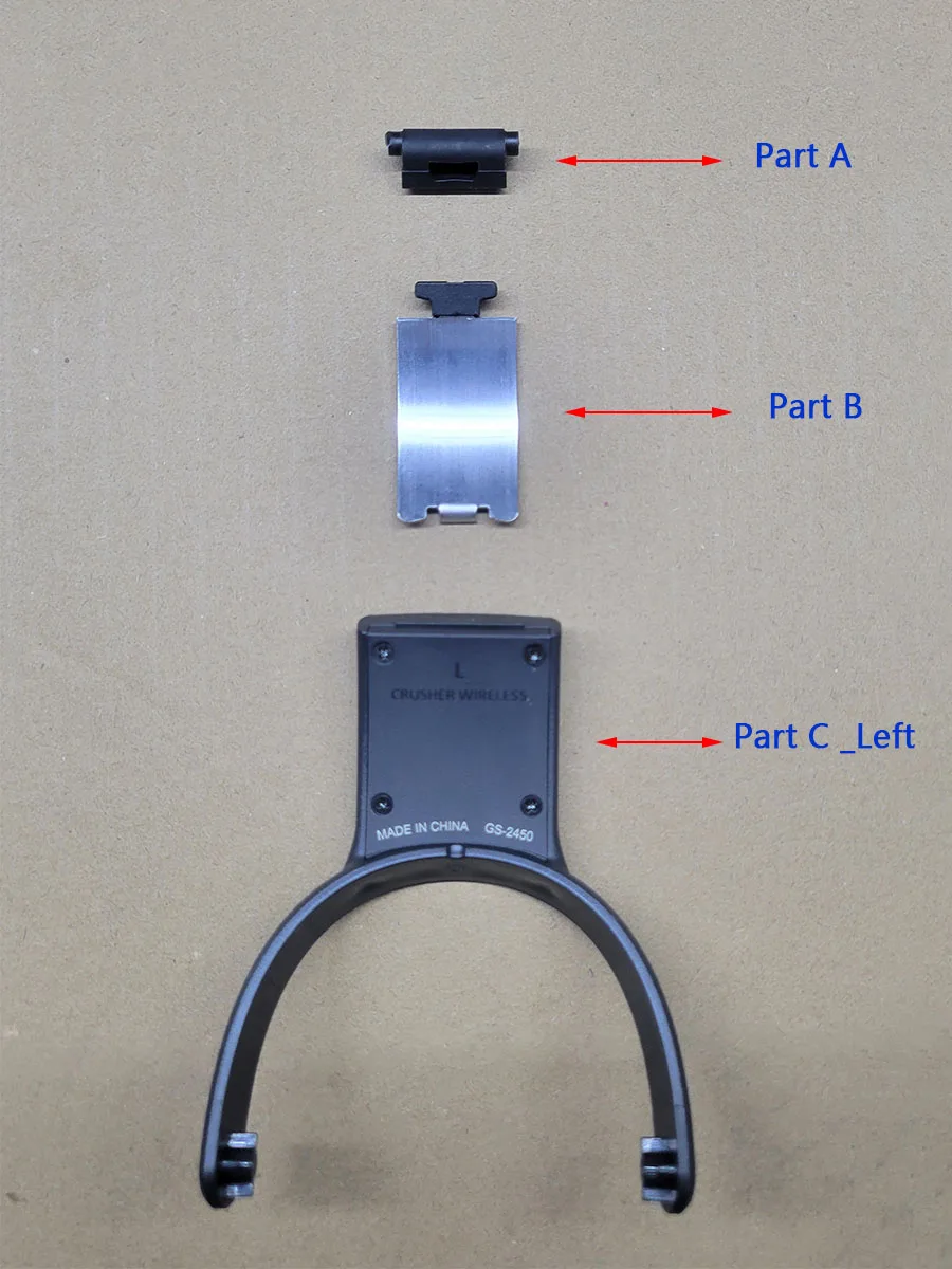 Brand New Replacement Plastic Hingle Swivel/Slideway/Hanger For Skullcandy Crusher Wireless Headphones, Headband Spare Parts