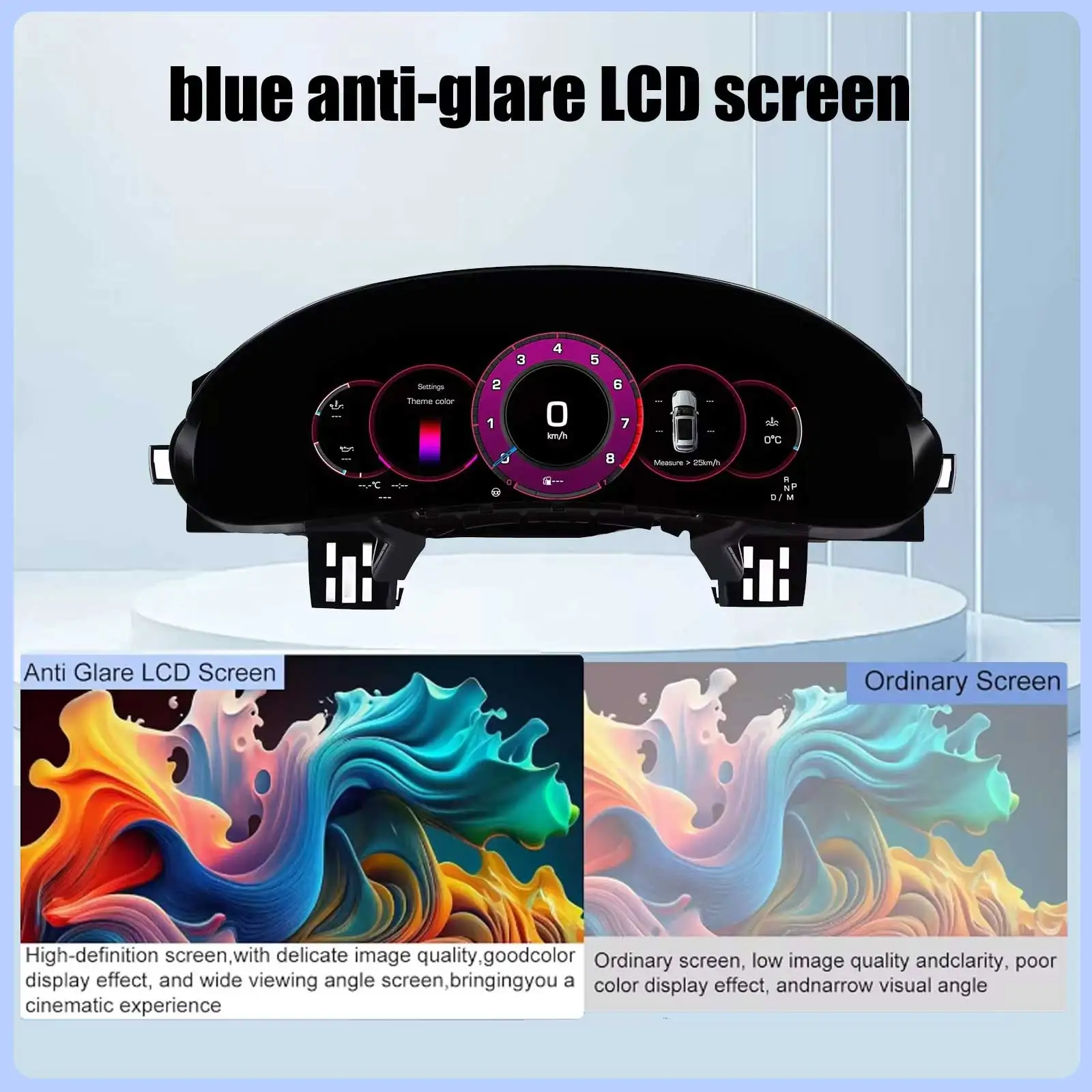 Digital Instrument Cluster For Porsche Cayenne 2002-2009 Speedometer 12.3”HD scr